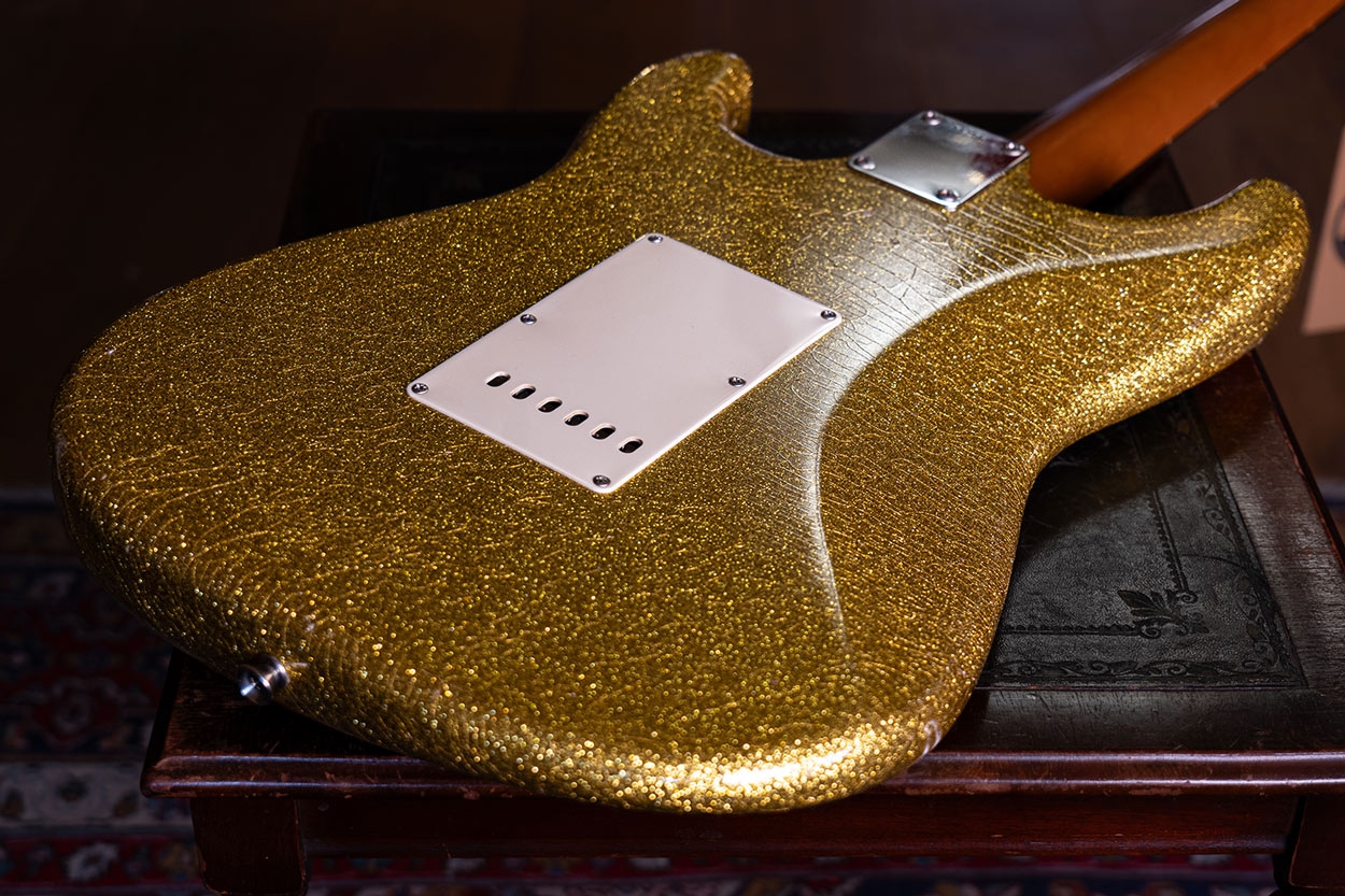 Del-Tone 60s S-style Gold Sparkle