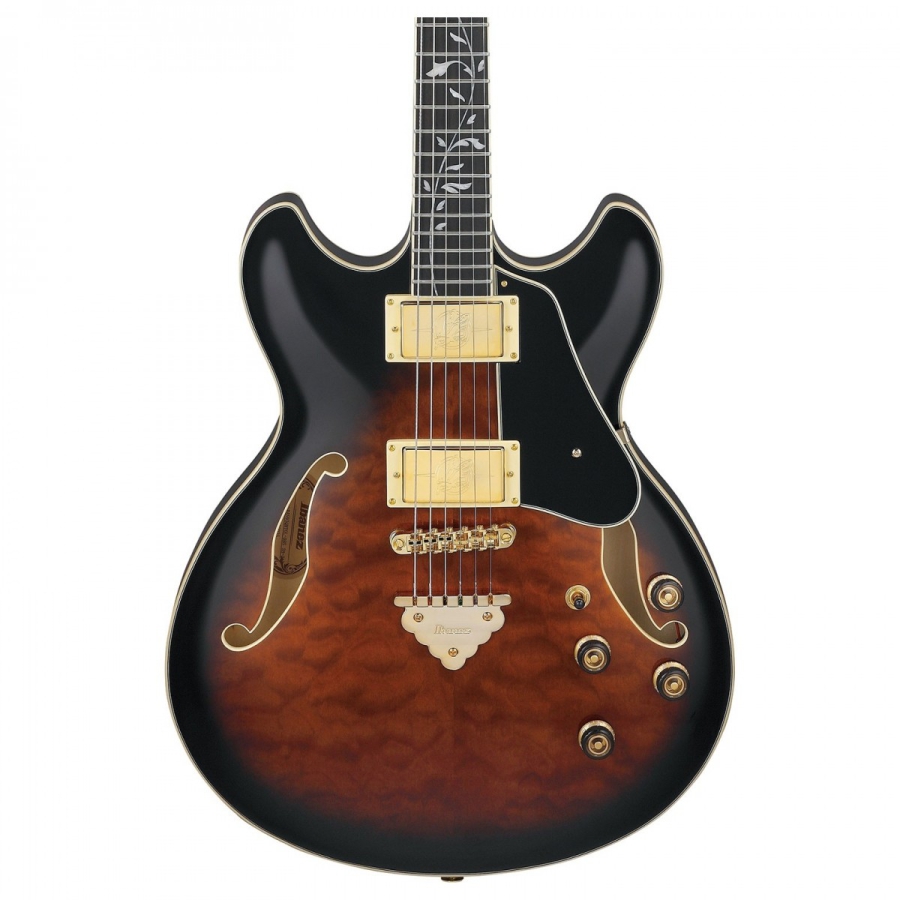 Ibanez AS93QMSP DBS Dark Brown Sunburst Ibanez AS93QMSP DBS Dark Brown Sunburst
