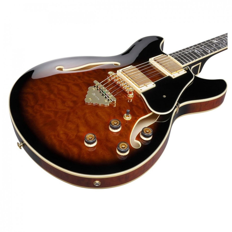 Ibanez AS93QMSP DBS Dark Brown Sunburst Ibanez AS93QMSP DBS Dark Brown Sunburst