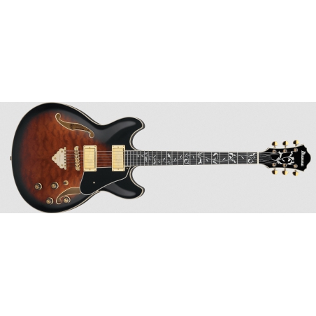 Ibanez AS93QMSP DBS Dark Brown Sunburst