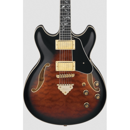 Ibanez AS93QMSP DBS Dark Brown Sunburst