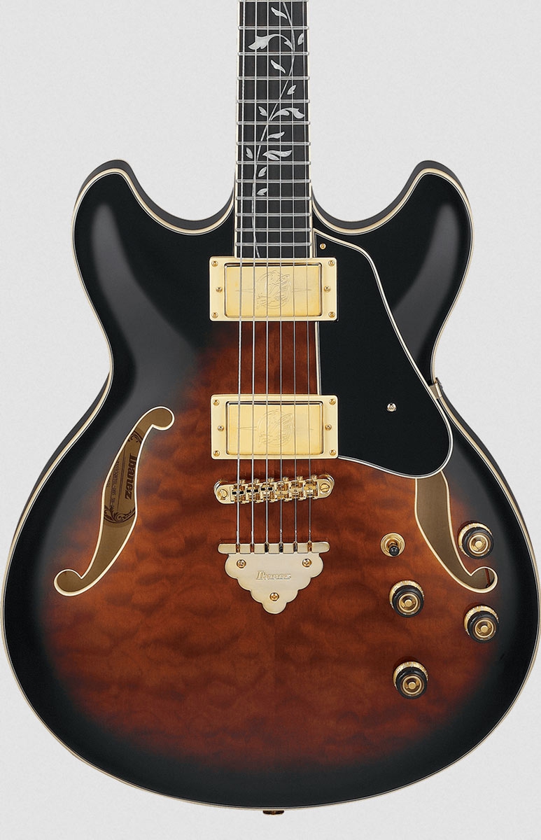 Ibanez AS93QMSP DBS Dark Brown Sunburst