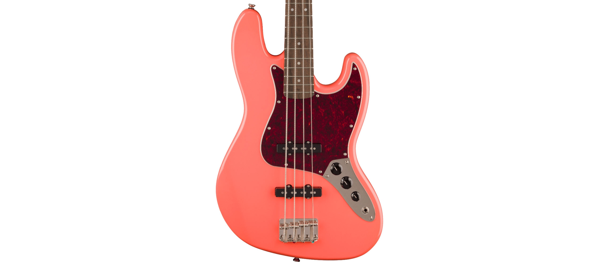 Squier Classic Vibe 60s Jazz Bass LRL Tahitian Coral | DijkmanMuziek |
