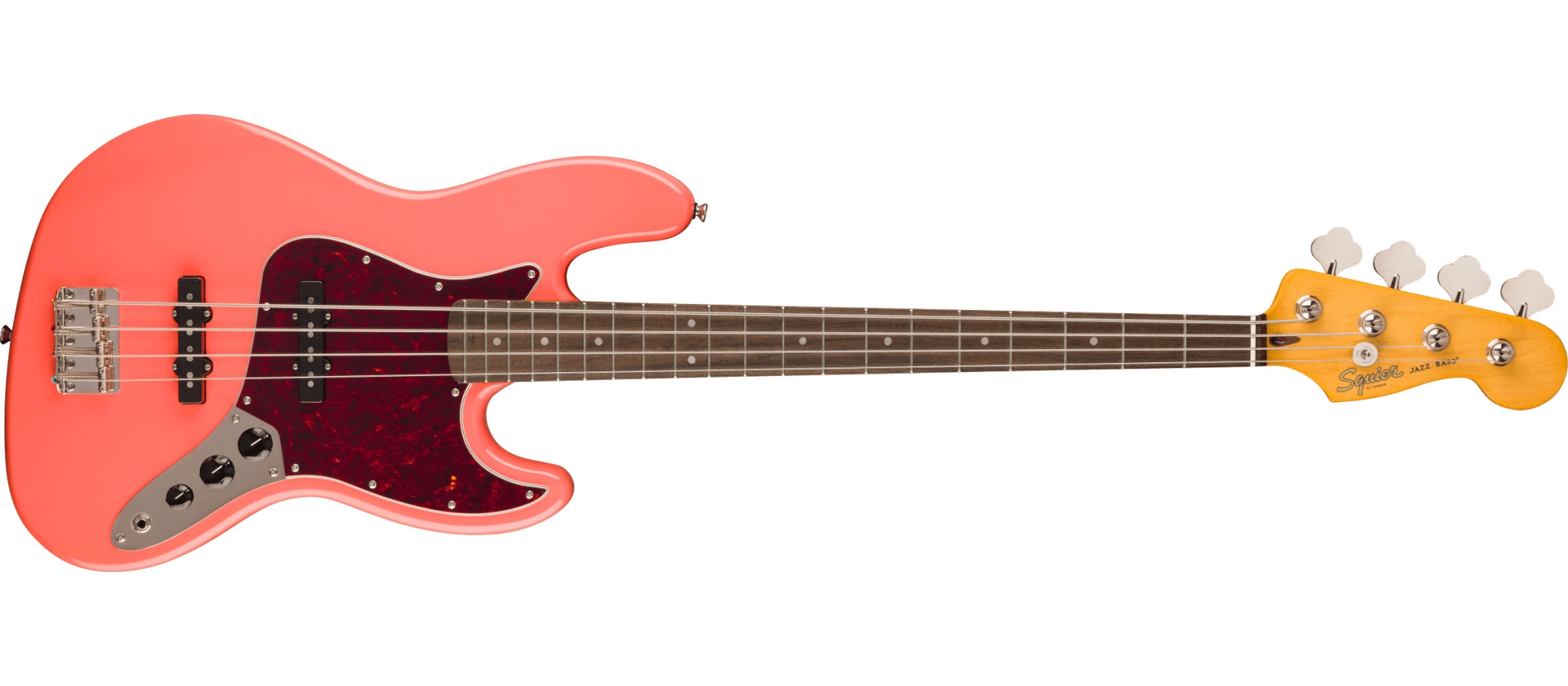 Squier Classic vibe 60s レフティ Squier Classic Vibe 60s Jazz Bass LRL Tahitian Coral | DijkmanMuziek |