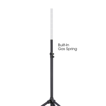 Gravity GSP5211GSB Speaker Stand with Gas Spring 35 mm, Aluminium Black