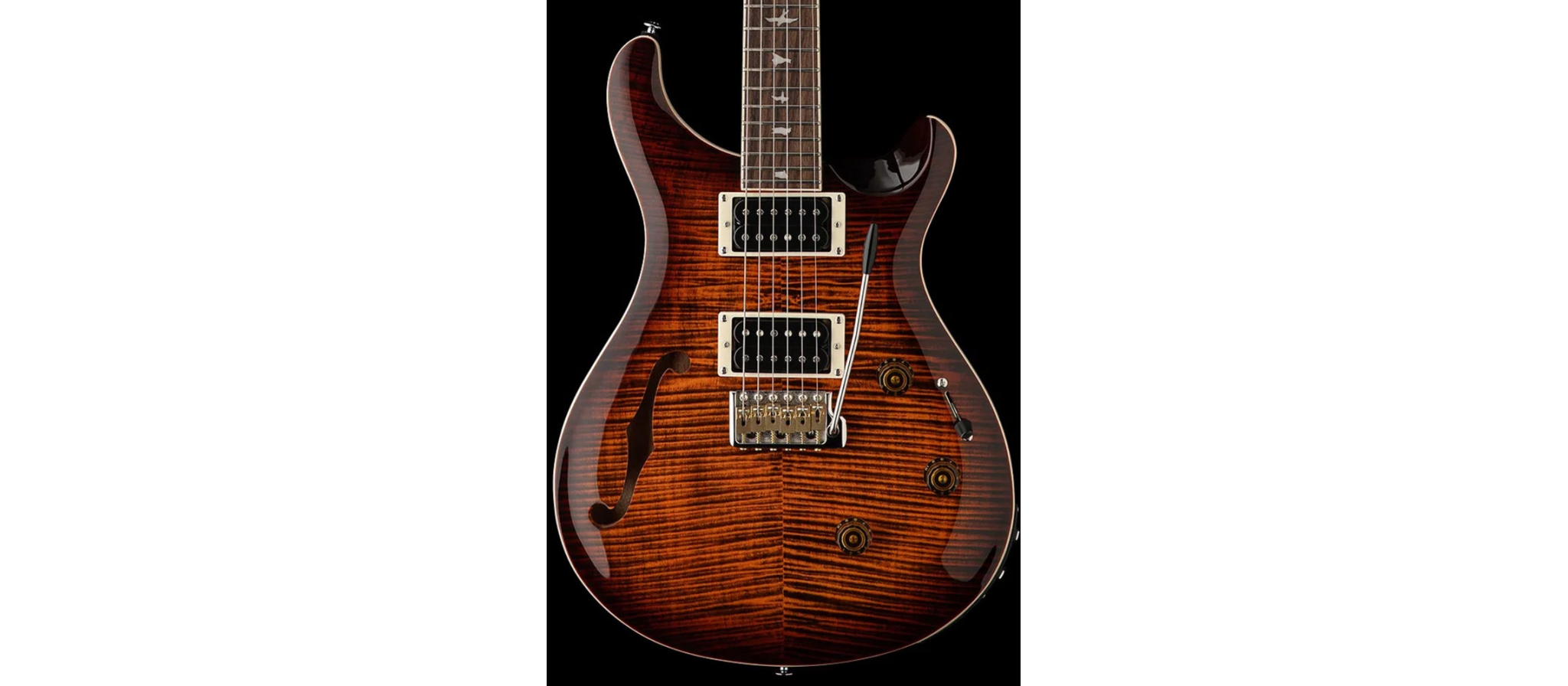 PRS SE Custom 24 Semi-Hollow Piezo OB | DijkmanMuziek |