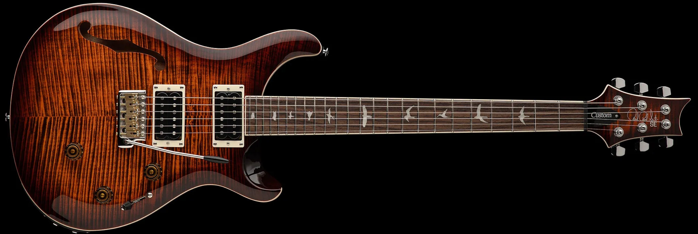 PRS SE Custom 24 Semi-Hollow Piezo OB