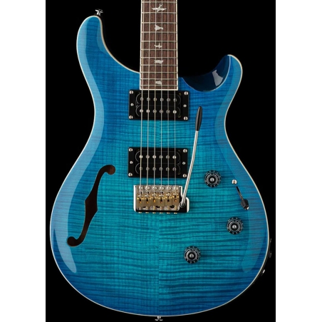 PRS SE Custom 24 Semi-Hollow piezo Lake Blue