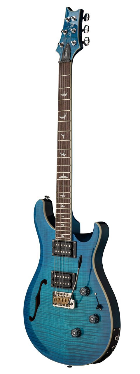 PRS SE Custom 24 Semi-Hollow piezo Lake Blue