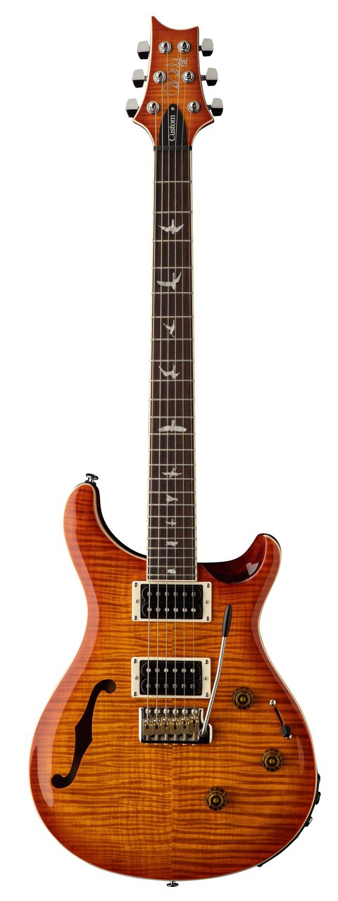 PRS SE Custom 24 Semi-Hollow piezo Vintage Sunburst
