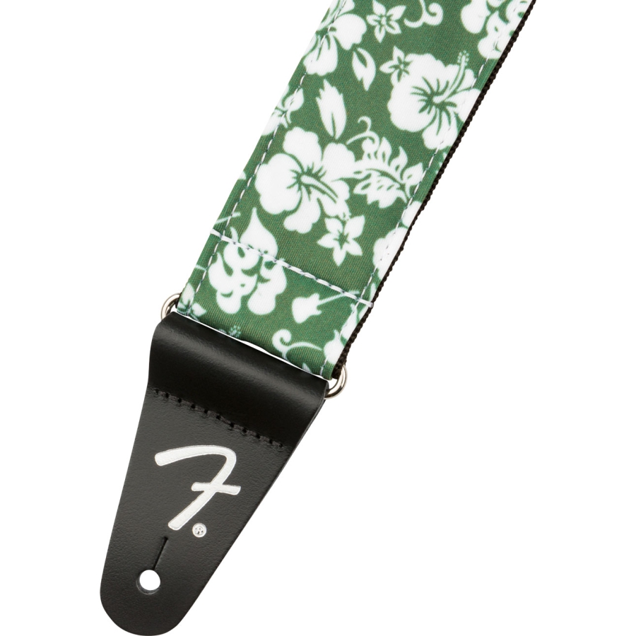 Fender Hawaiian Strap Green Floral