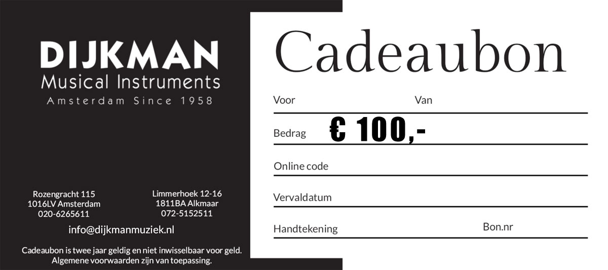 Cadeaubon 100 euro