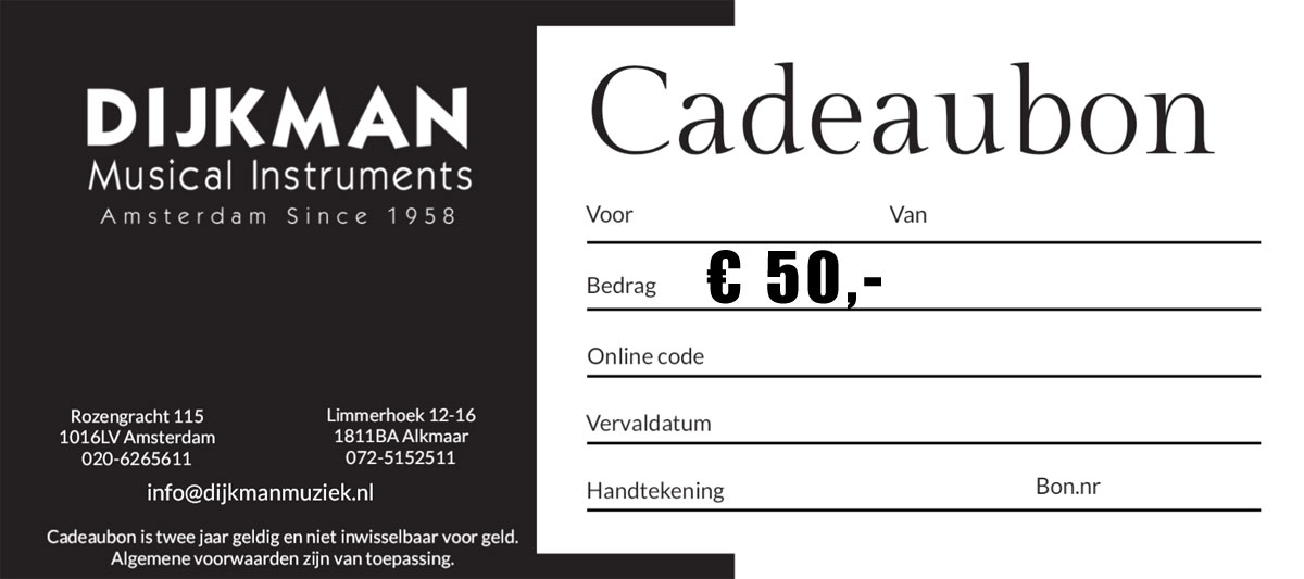 Cadeaubon 50 euro