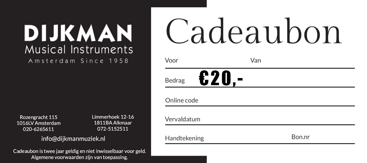 Cadeaubon 20 euro