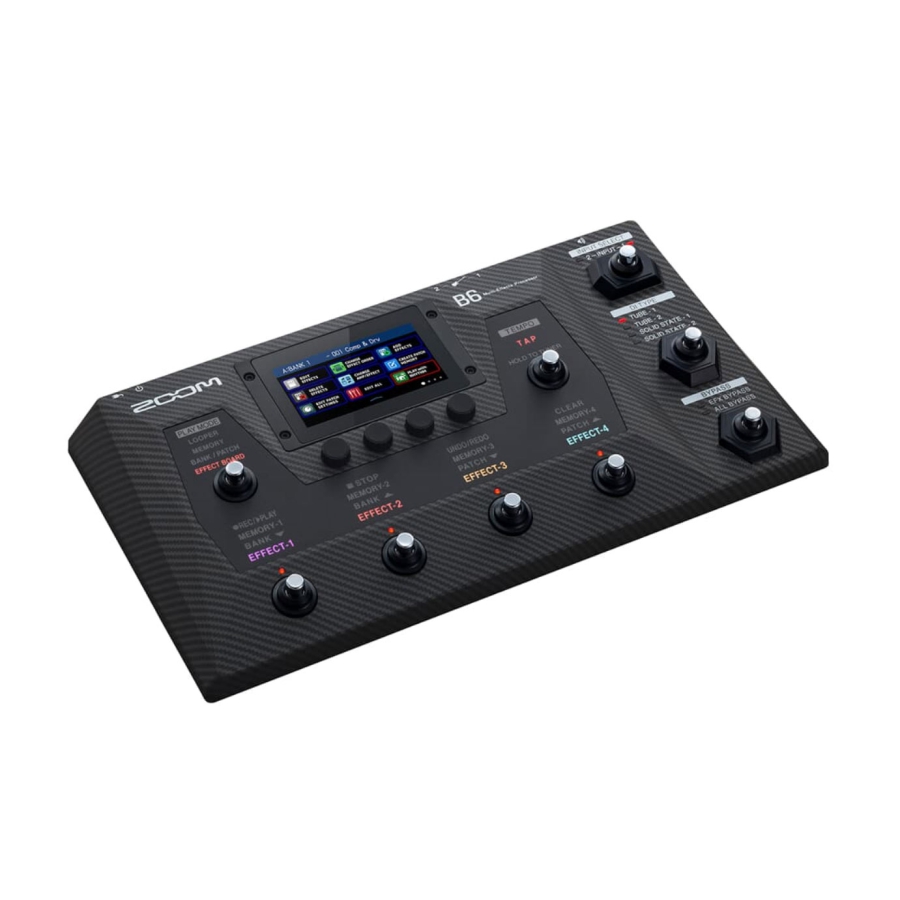 Zoom B6 Multi Effects Bass Processor