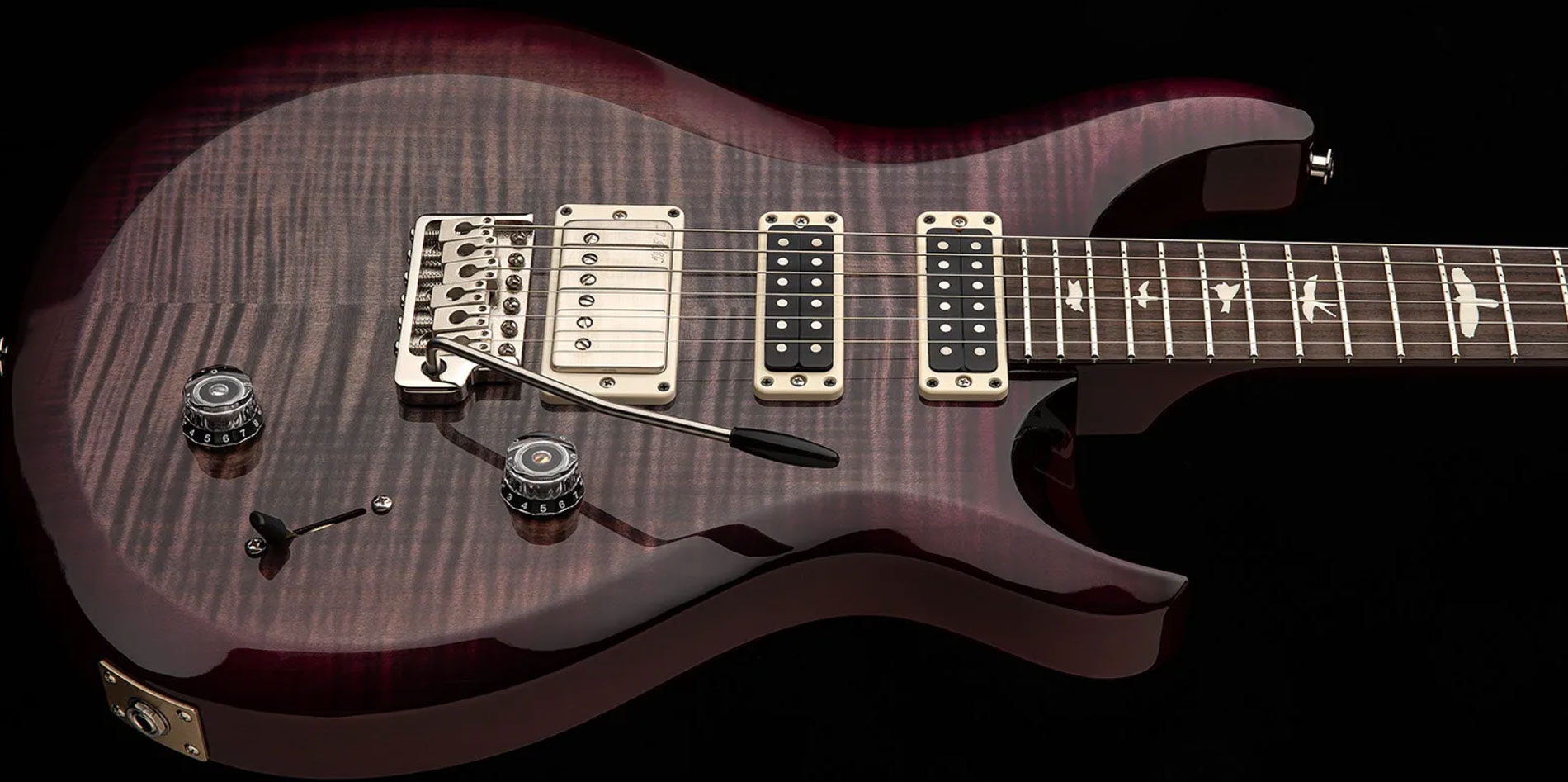 PRS S2 Studio Faded Gray Black Purple Burst