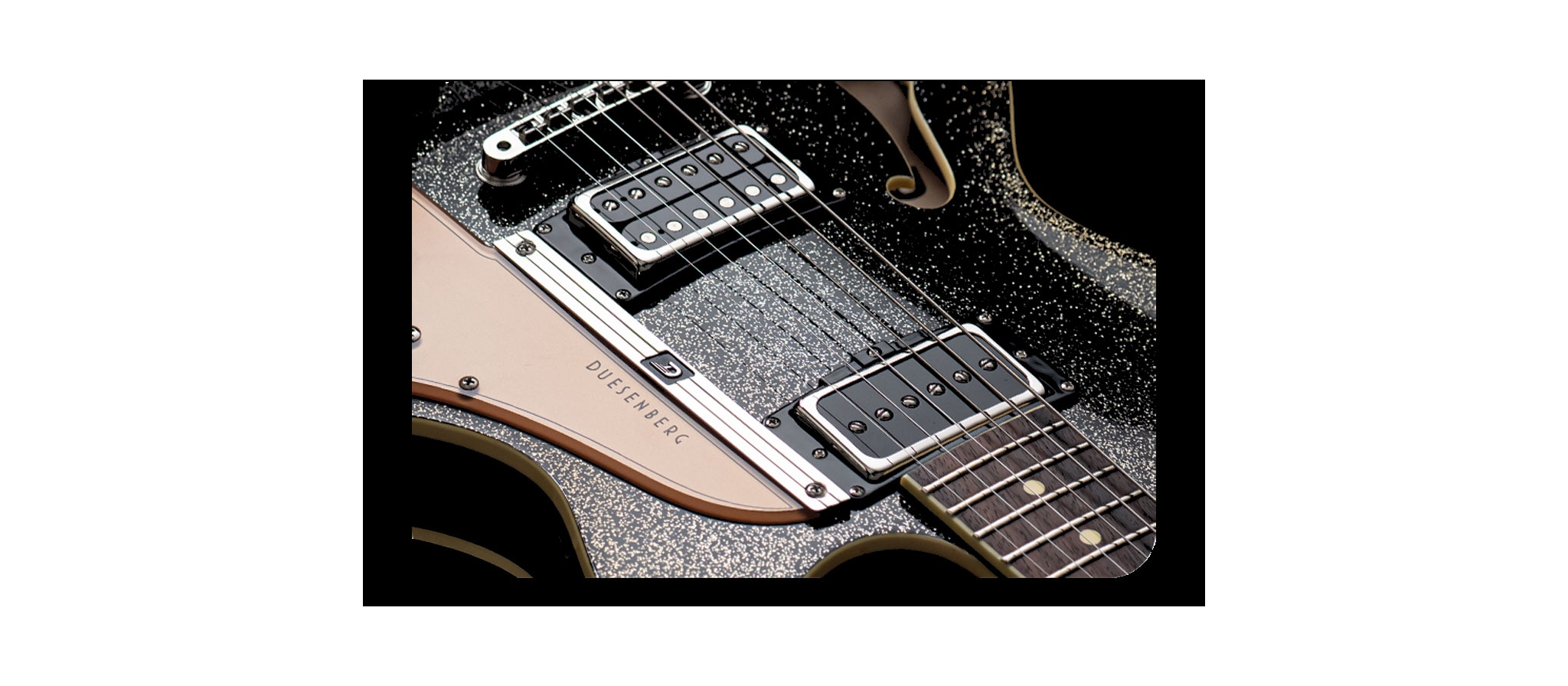 Duesenberg Starplayer TV Black Sparkle | DijkmanMuziek