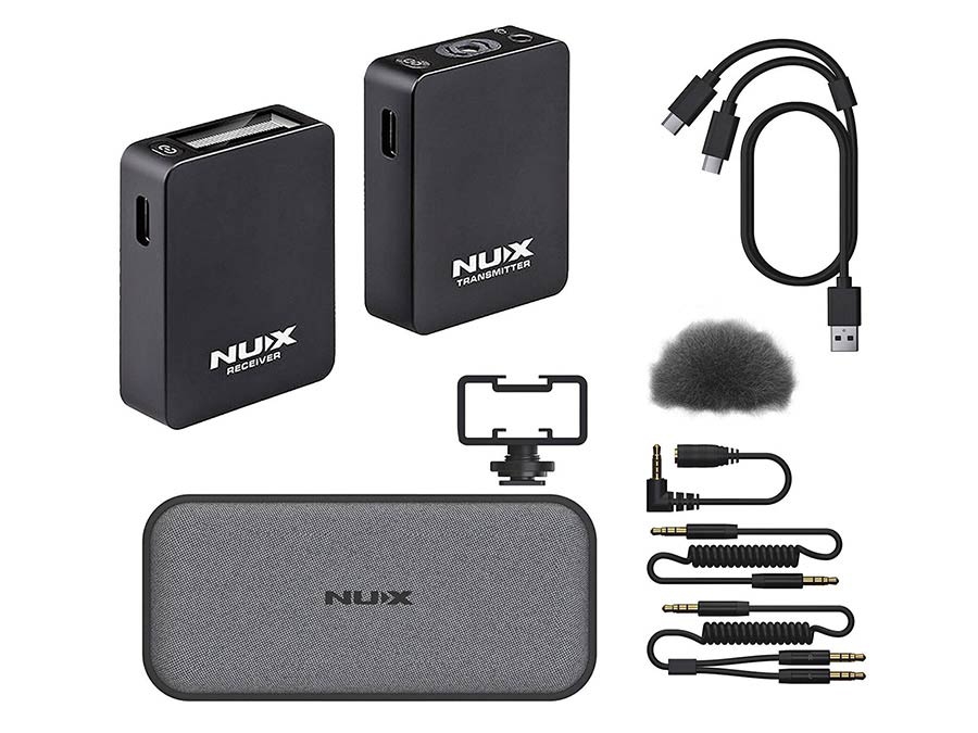 NUX B-10 VLOG draadloos lavalier microfoon