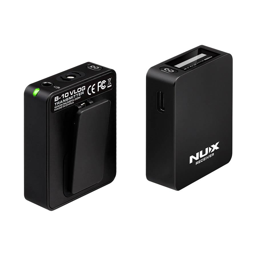 NUX B-10 VLOG draadloos lavalier microfoon