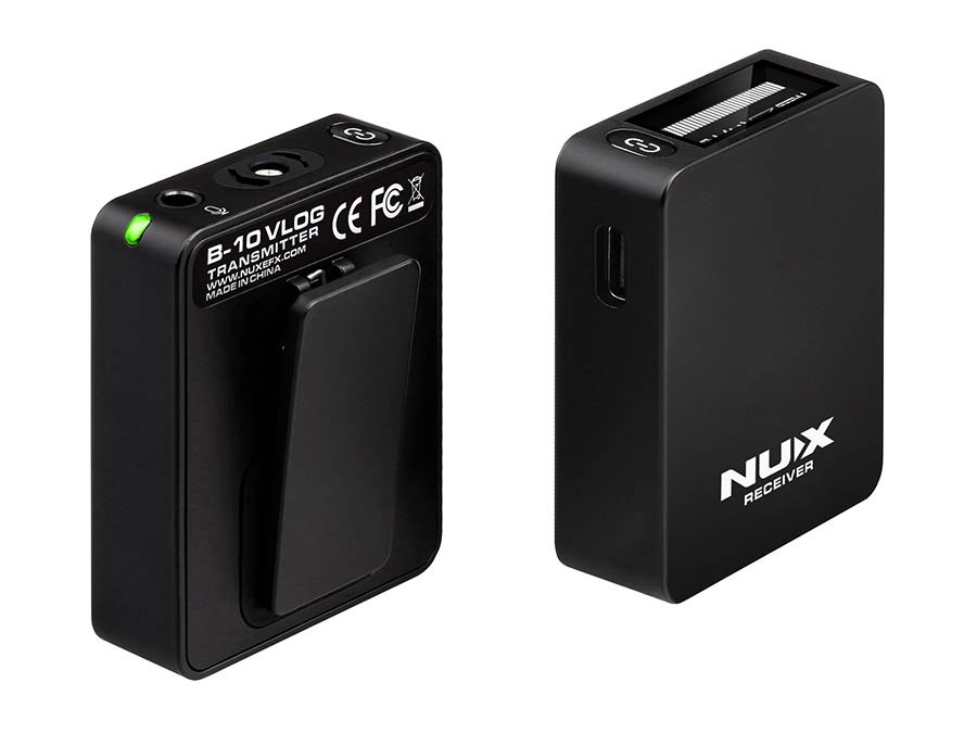 NUX B-10 VLOG draadloos lavalier microfoon