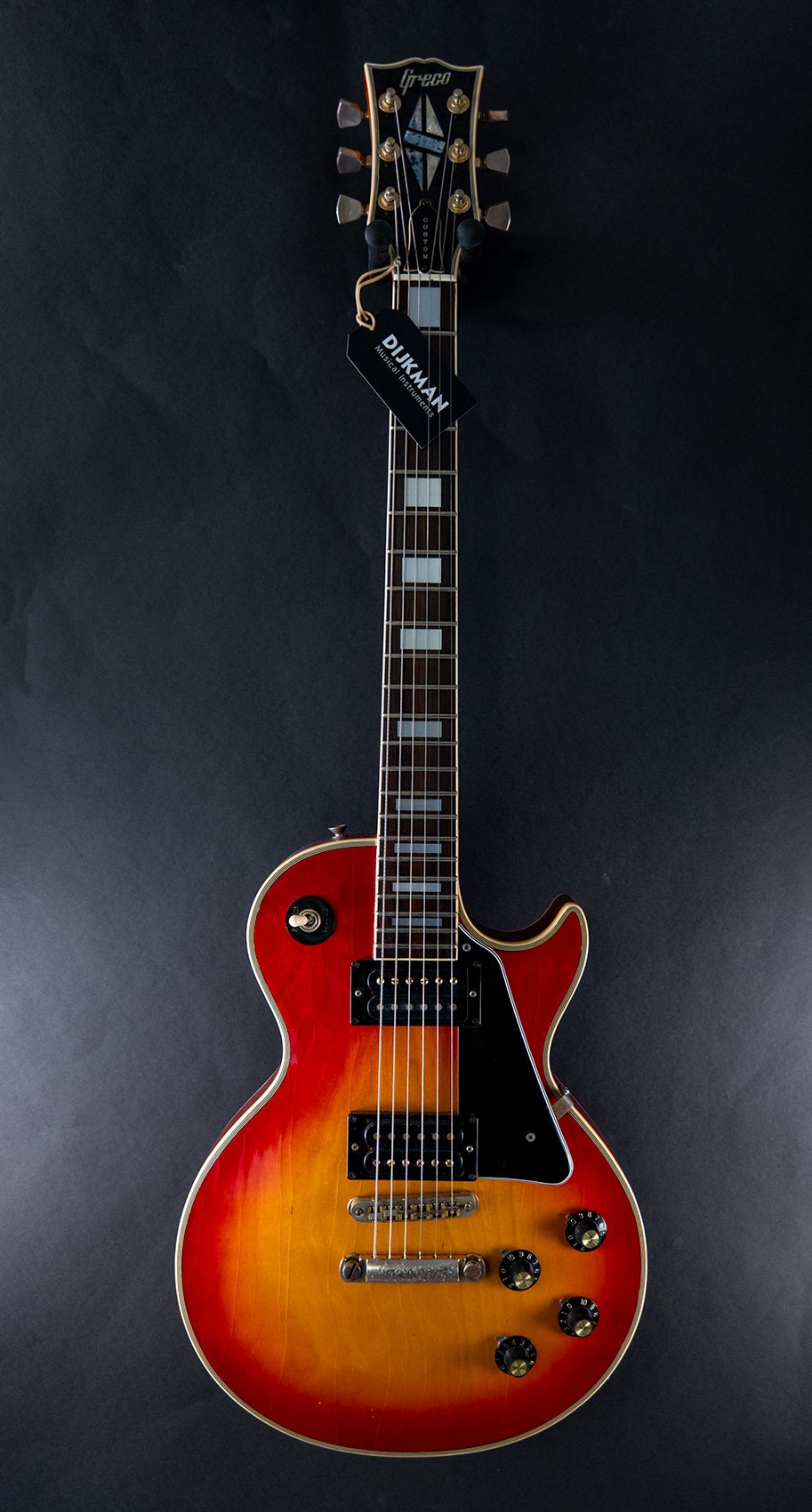 Greco Les Paul Custom Pancake 70s Vintage Sunburst