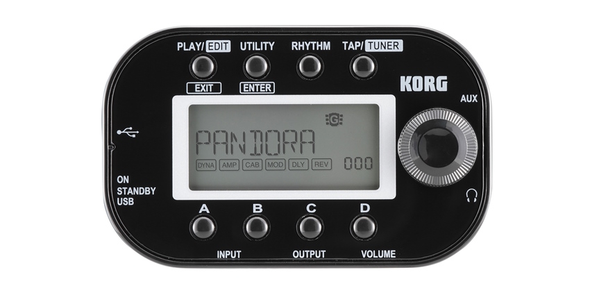 Korg Pandora Mini Effectenprocessor BK