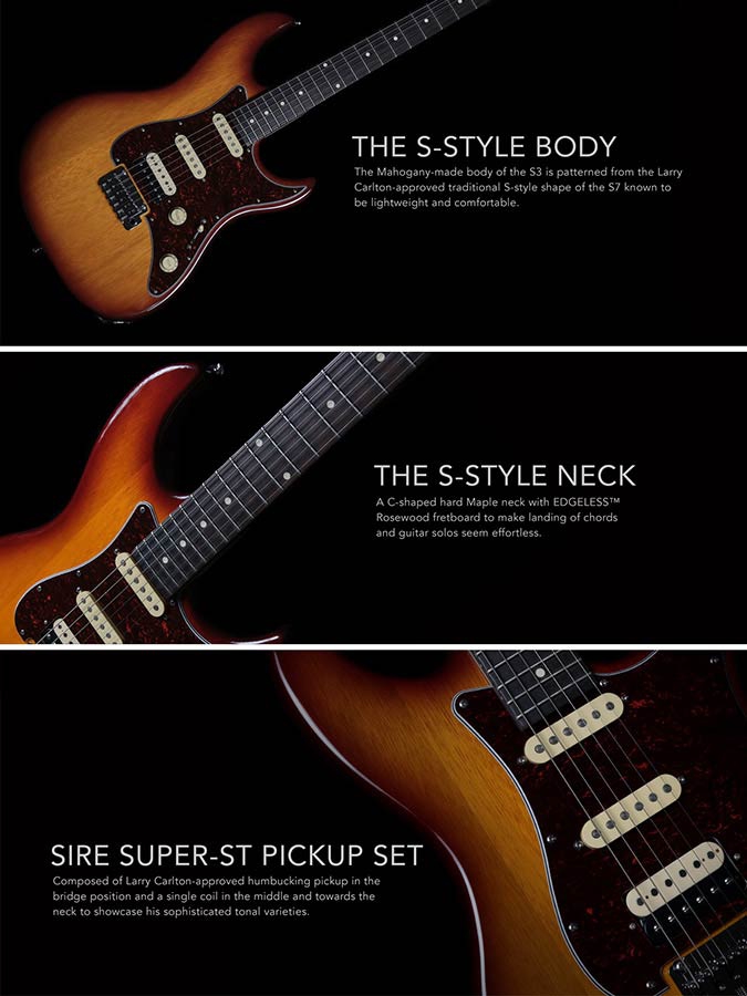 Sire Larry Carlton S3-RD S-style Red