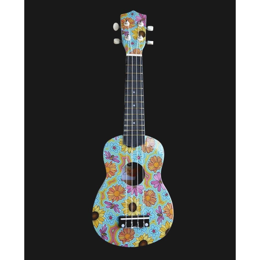 CLX Flowers 1 sopraan ukulele
