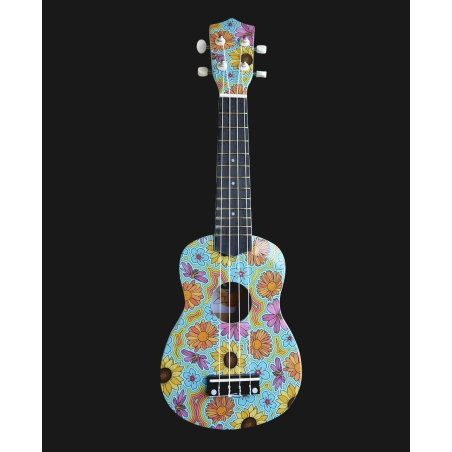 CLX Flowers 1 sopraan ukulele