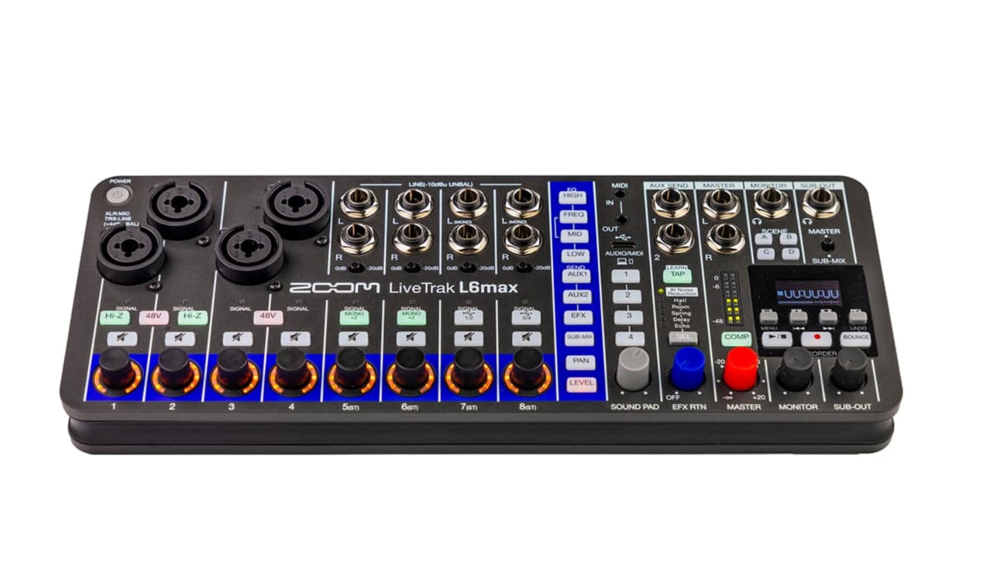 Zoom LiveTrak L6max