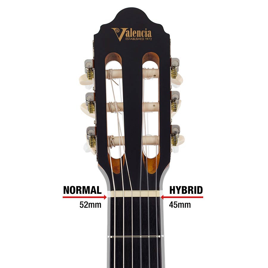 Valencia VC203H Klassiek gitaar 3/4 Antique Natural