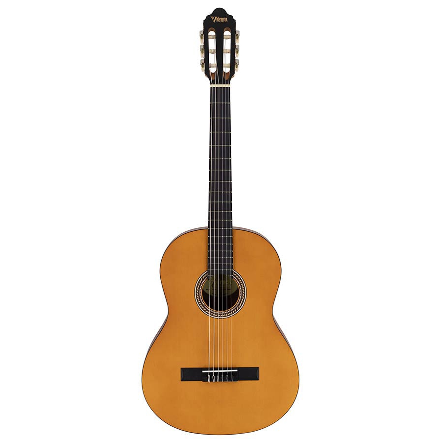 Valencia VC204H Klassiek gitaar Natural Satin smalle hals