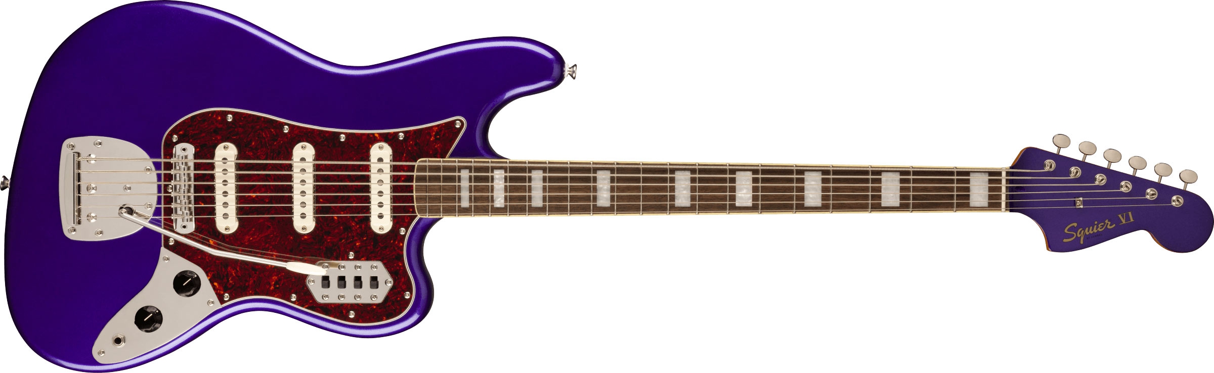Squier FSR Classic Vibe Bass VI LRL MH Purple Metallic