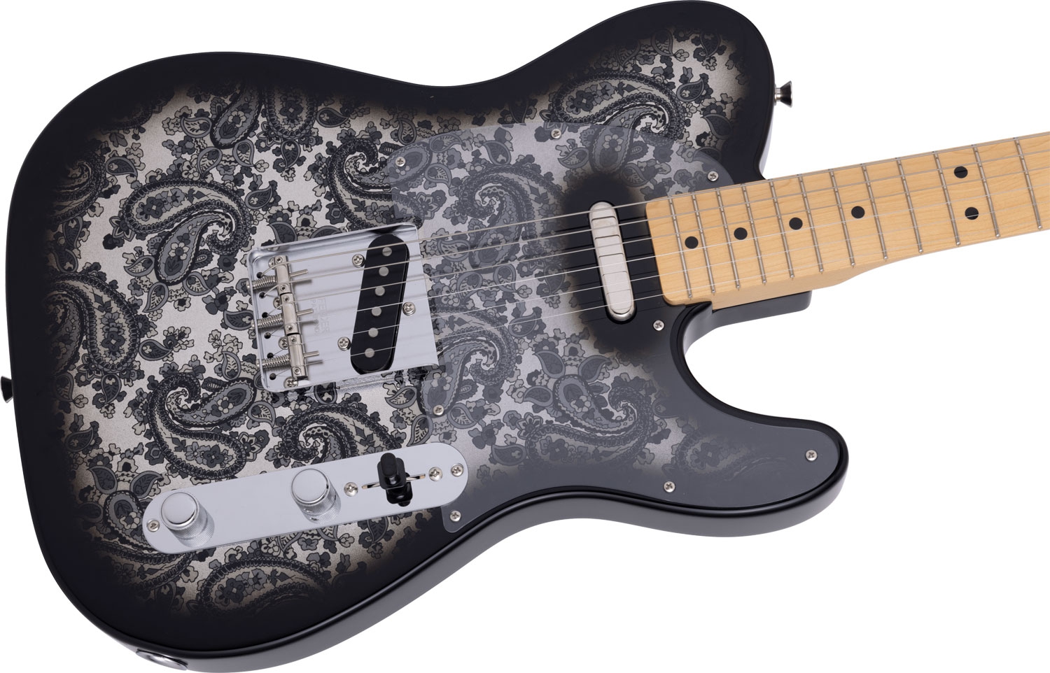 Fender Made in Japan Limited Telecaster MN Black Paisley