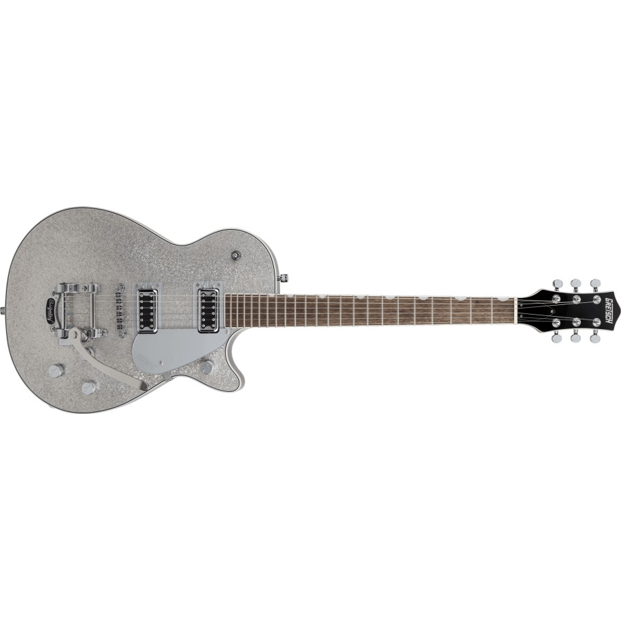 Gretsch G5230T Electromatic Sparkle Jet SC LRL Silver Sparkle