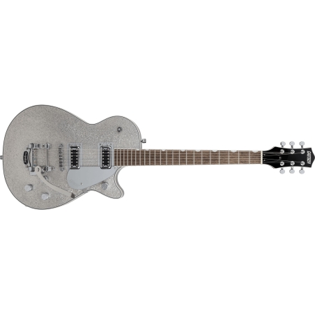 Gretsch G5230T Electromatic Sparkle Jet SC LRL Silver Sparkle