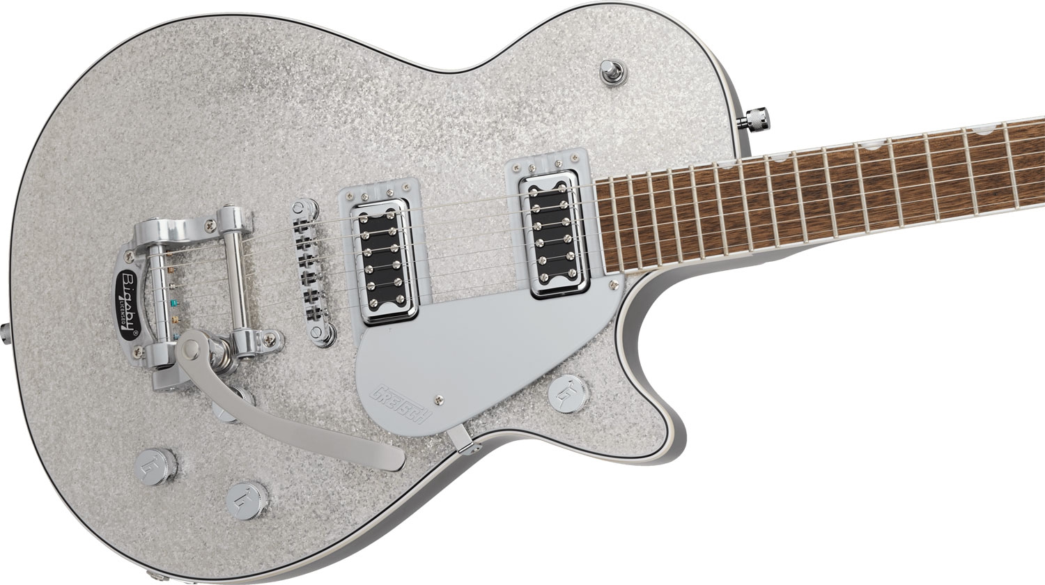 Gretsch G5230T Electromatic Sparkle Jet SC LRL Silver Sparkle