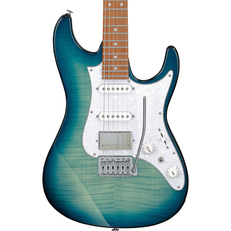 Ibanez AZ22S1F-TXB Transparent Turquoise Burst
