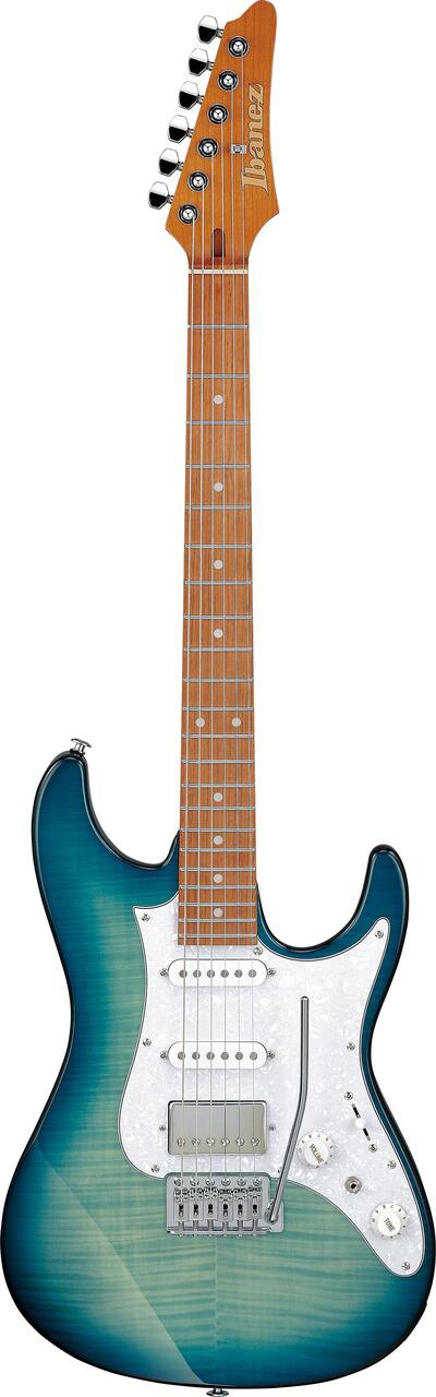 Ibanez AZ22S1F-TXB Transparent Turquoise Burst