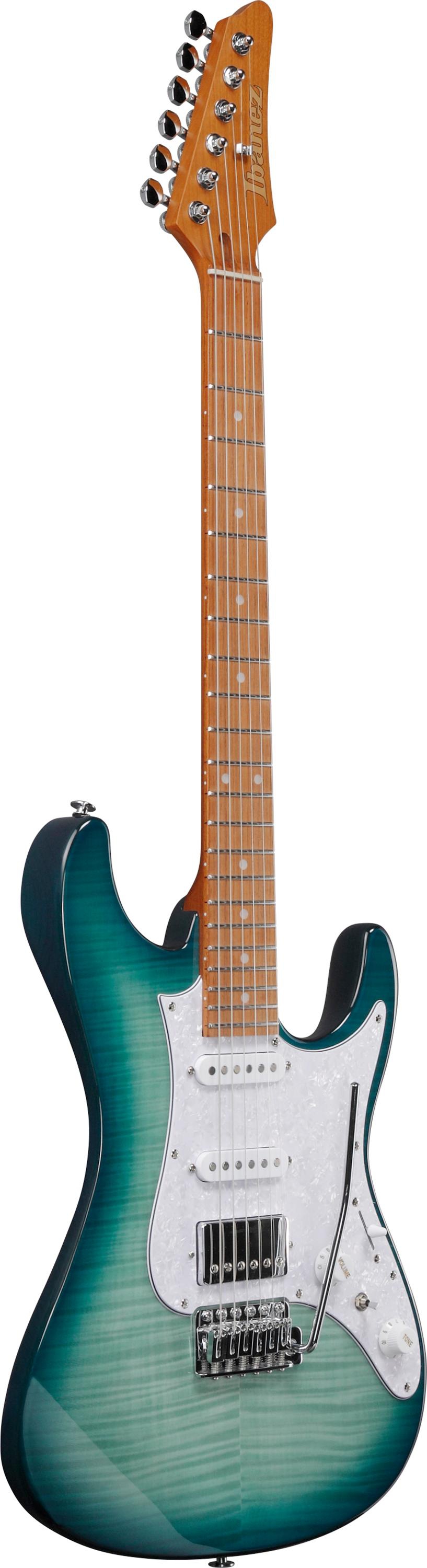 Ibanez AZ22S1F-TXB Transparent Turquoise Burst