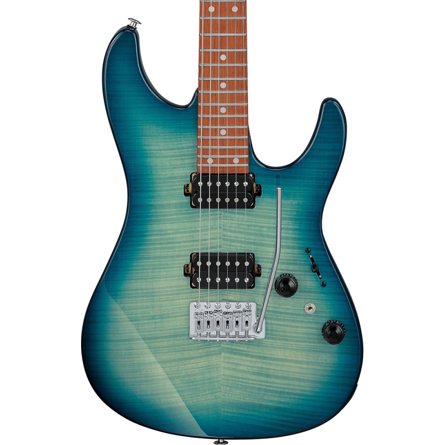 Ibanez AZ24S1F-TXB Transparent Turquoise Burst