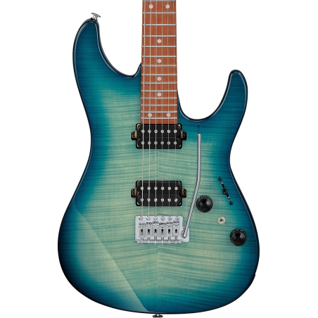 Ibanez AZ24S1F-TXB Transparent Turquoise Burst