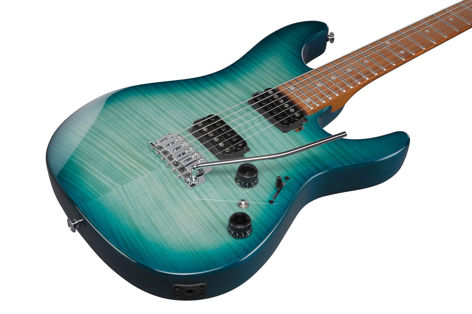Ibanez AZ24S1F-TXB Transparent Turquoise Burst