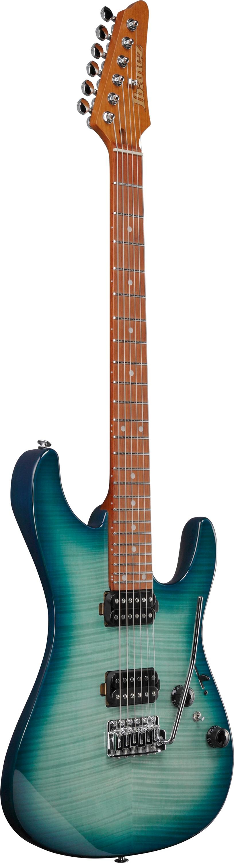 Ibanez AZ24S1F-TXB Transparent Turquoise Burst