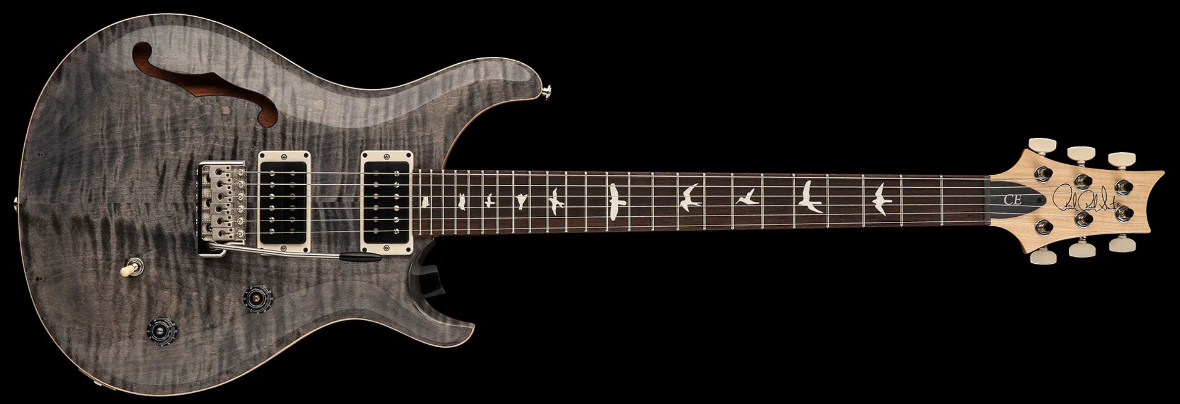 PRS CE 24 Semi-Hollow Faded Gray Black