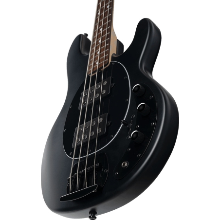Sterling by Music Man StingRay HH RAY4HH Stealth Black