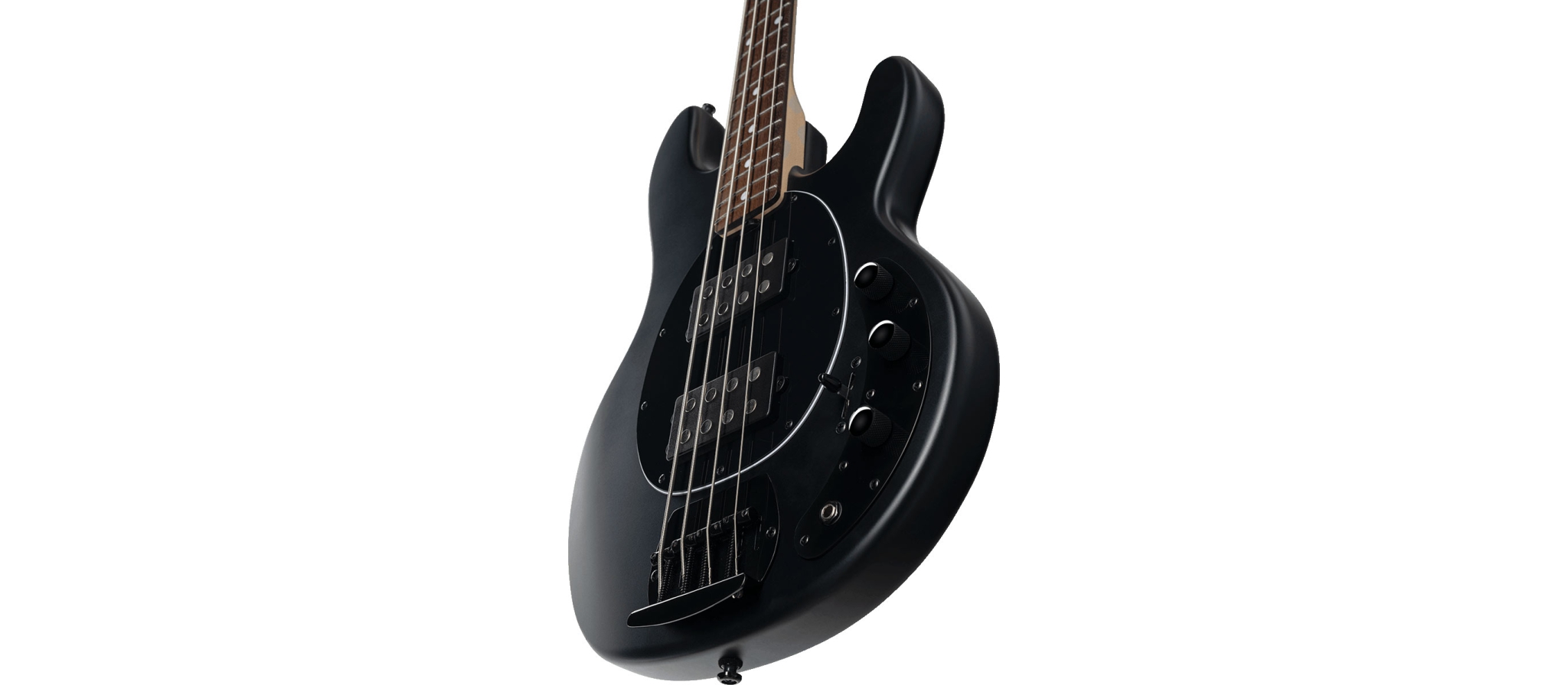 Sterling by Music Man StingRay HH RAY4HH Stealth Black | DijkmanMuziek