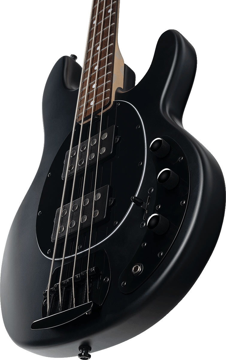 Sterling by Music Man StingRay HH RAY4HH Stealth Black