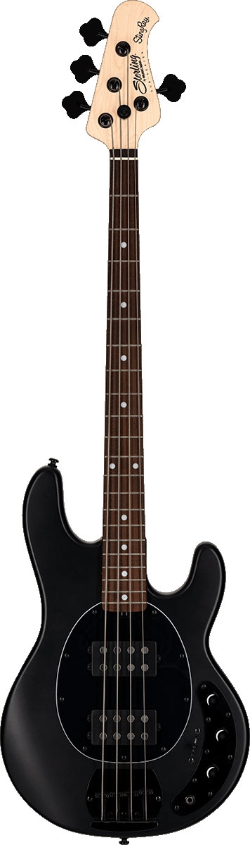 Sterling by Music Man StingRay HH RAY4HH Stealth Black