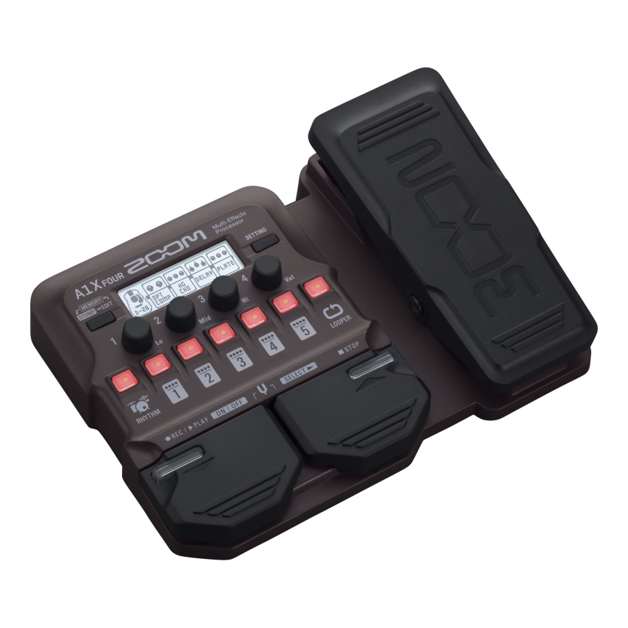 Zoom A1X Four Acoustic FX Pedal Zoom A1X Four Acoustic FX Pedal